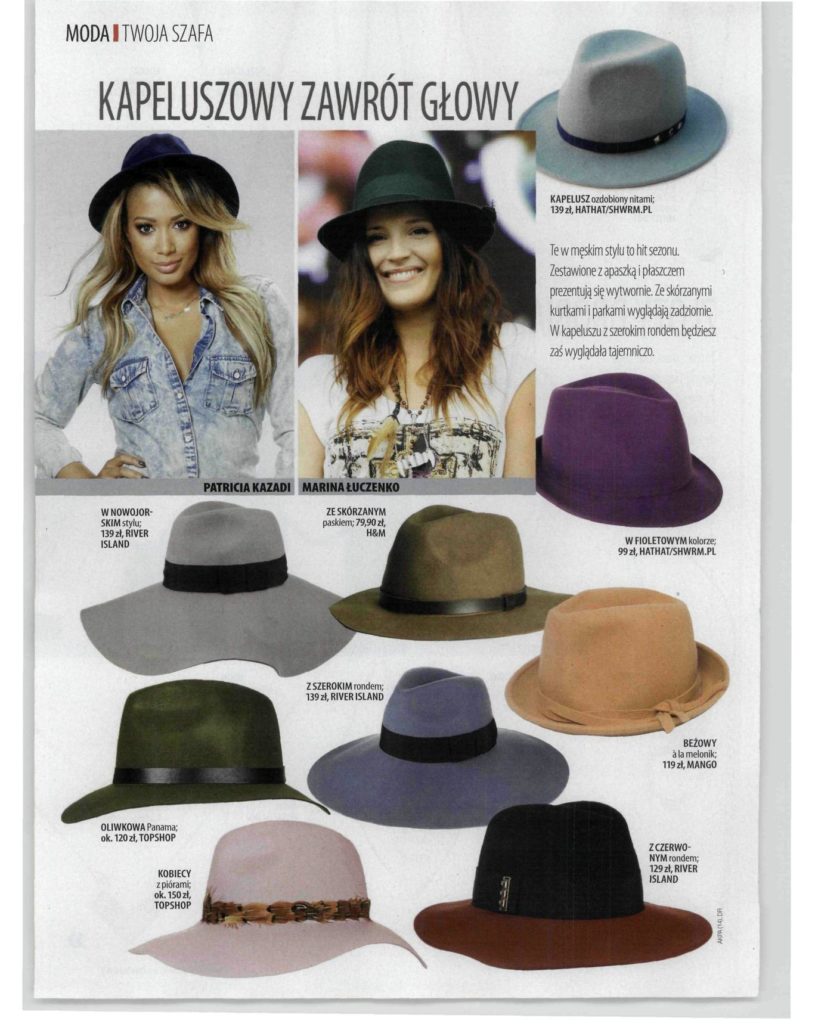 kapelusz mike w magazynie claudia 2014