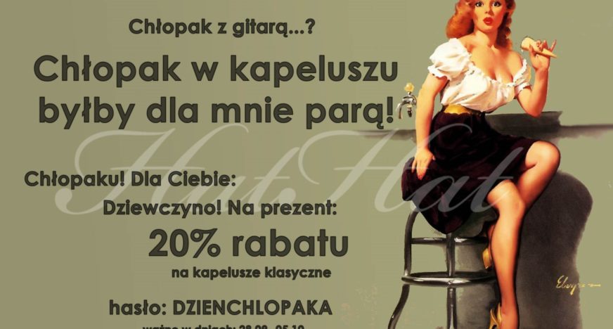 baner hathat rabaty na kapelusz