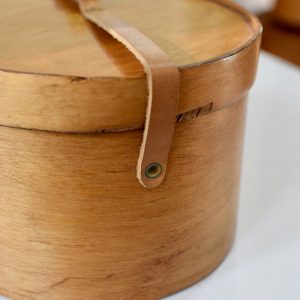 19×12,5 hat box wood hathat (10) 1