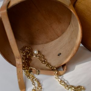 19×12,5 hat box wood hathat (2) 1