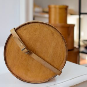 19×12,5 hat box wood hathat (3) 1