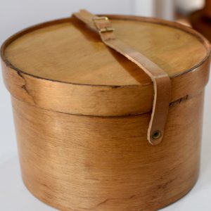 19×12,5 hat box wood hathat (9) 1